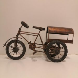 Bicicleta metálica de colección