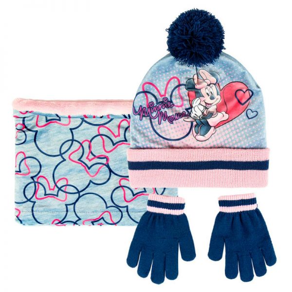 Conjunto de invierno gorro, guantes y braga de cuello Minnie Mouse Disney