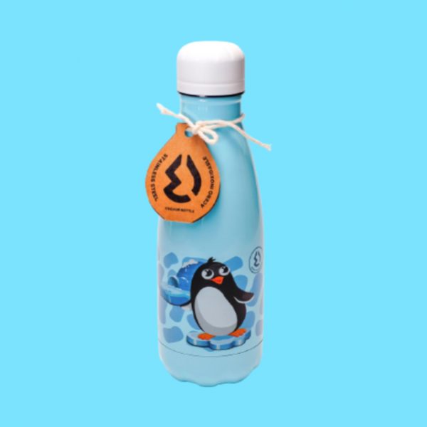 Botella termo infantil, Water Revolution 350 ml, Pingüino