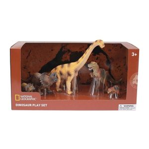 Set de 5 figuras dinosaurios de National Geographic