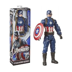 Nueva Figura Titan S0eries Capitán América Sr Marvel Hasbro F1342