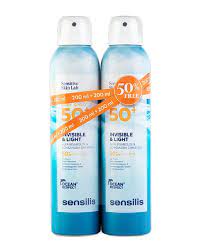 Sensilis Duplo Body Spray Invisible & Light Sps50+ 200ml+200ml