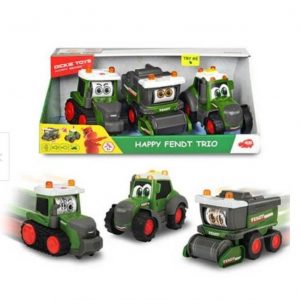 Dickie Toys Happy Fendt Trio Tractores con luces y sonido 2038155014