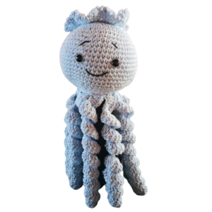 Amigurumi animales, Pulpo artesanal hecho a mano técnica de crochet, pulpo peluche ideal para regalar a recién nacidos