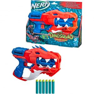 Nerf Lanzador Raptor-Splash Dinosquad, Pistola Lanzadora de dardos